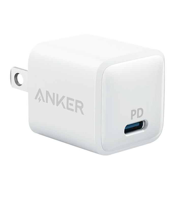 Anker – Powerport PD Nano 20W High Speed USB-C Fast Wall Charger – White (iPhone Supported)